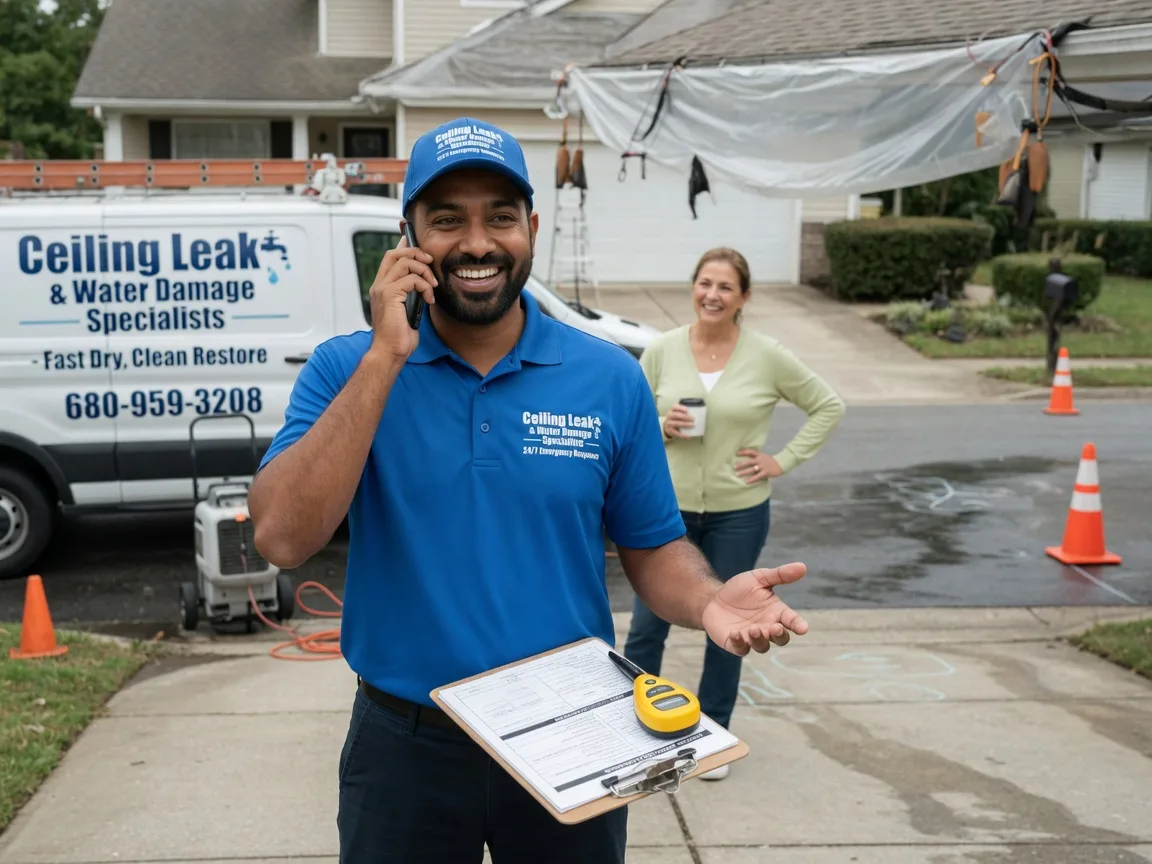 Ceiling Leak Cleanup Normalville, PA FAQs